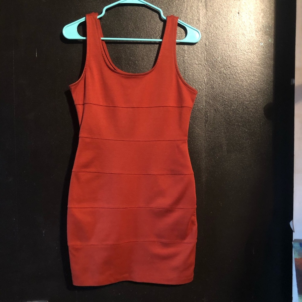 A copper dress